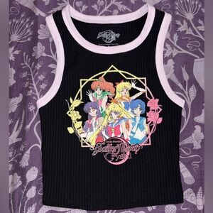 Sailor Moon Cropped Tank Top size small